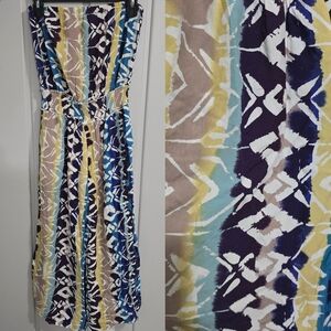 NWT Blue Island Strapless Jumpsuit